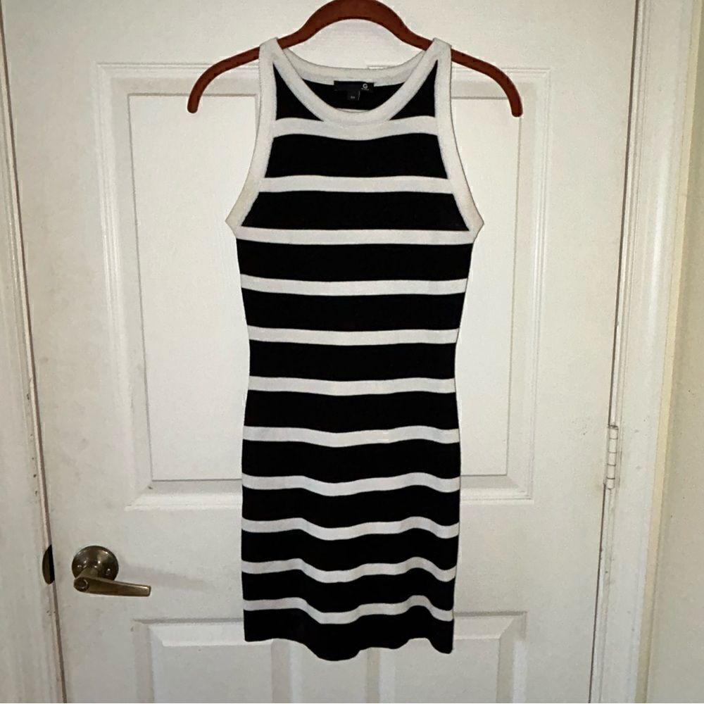 G by Guess Stripe Print Bodycon Dress